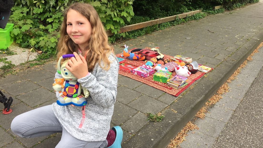 11-jarige Amaranta gaat handelen tijdens Koningsdag