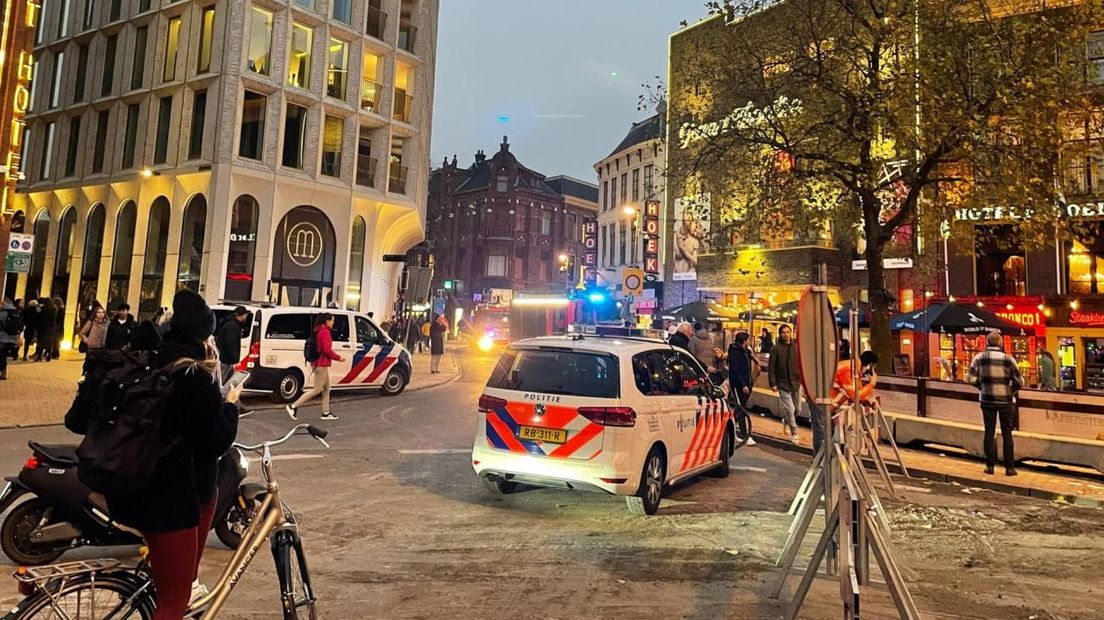 De politie was ook ter plaatse