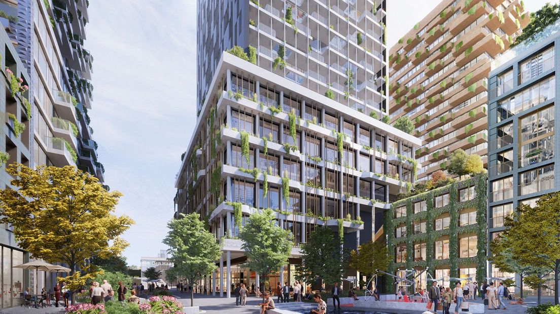 De nieuwbouw bij Laan van NOI moet duurzaam en groen worden.