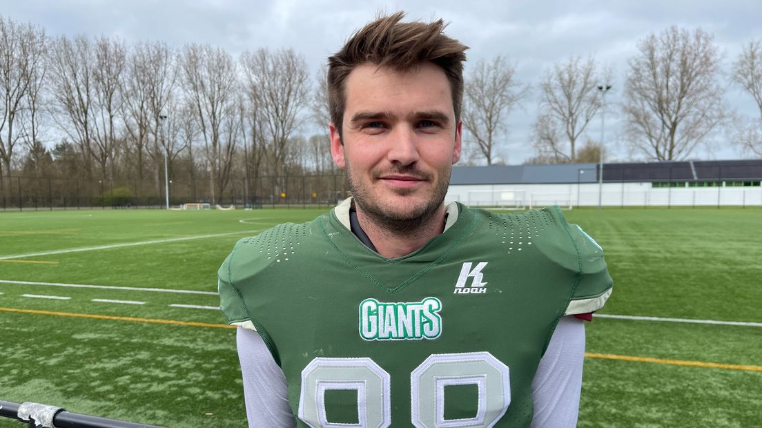Giants voorzitter, en speler, Jochem Hilberdink