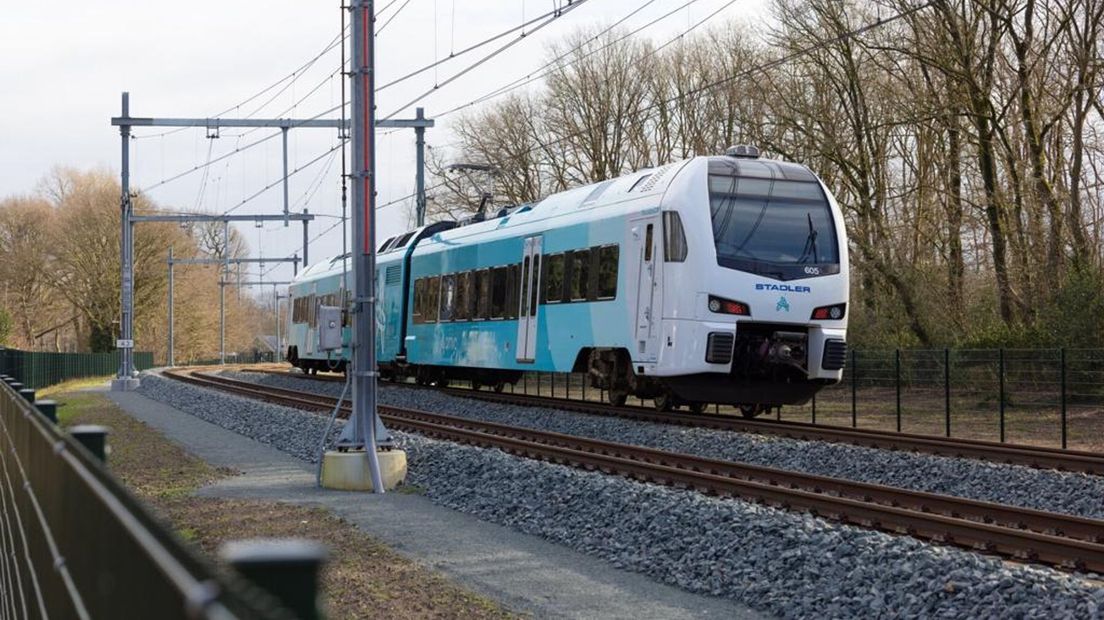 De batterijtrein van Arriva
