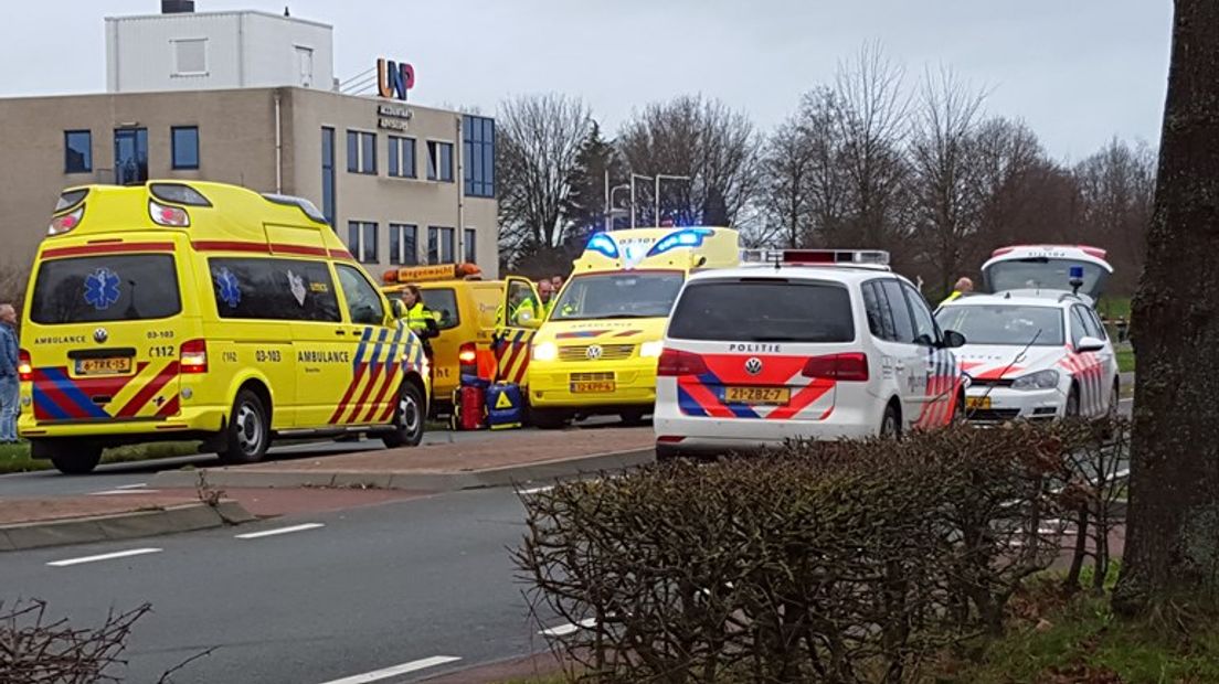 Het ongeluk gebeurde aan de Groningerstraat in Assen (Rechten: archief Persbureau Meter)