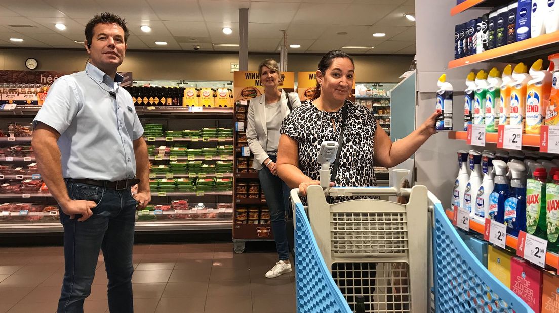 Coronamaatregelen in de supermarkt