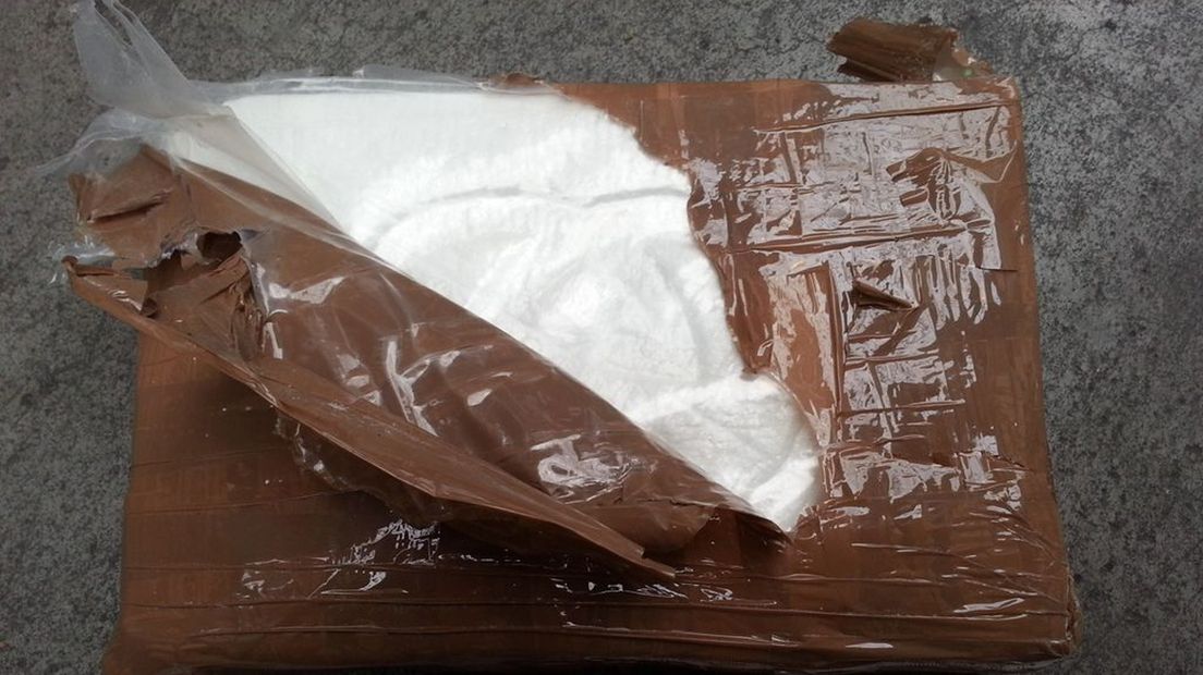Een pakketje met cocaïne (archief)