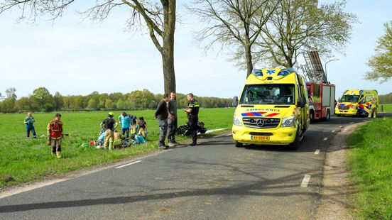 Motorrijder overleden bij eenzijdig ongeluk in Leusden.