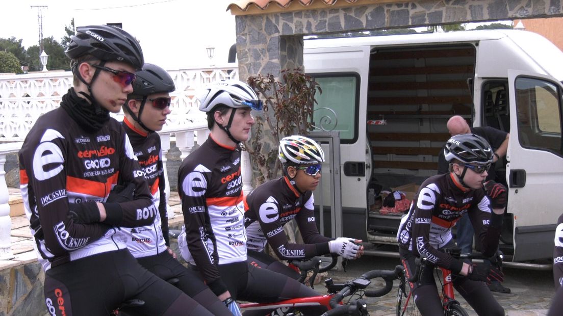 Cervélo-GOODZO ging op trainingsstage in het Spaanse Calpe.
