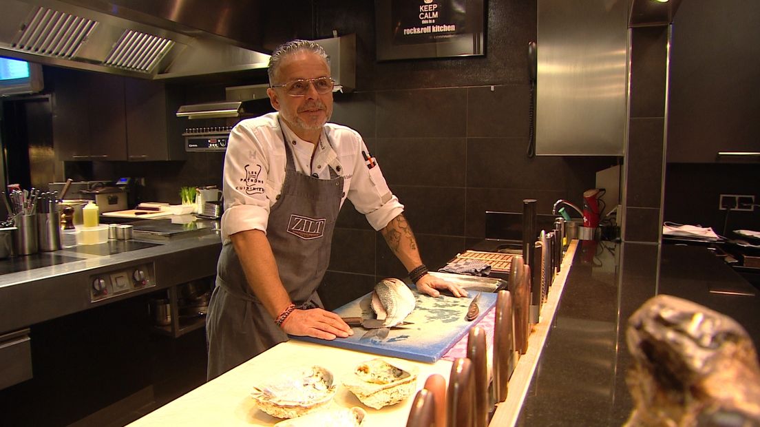 Chefkok Edwin Vinke van De Kromme watergang in Slijkplaat