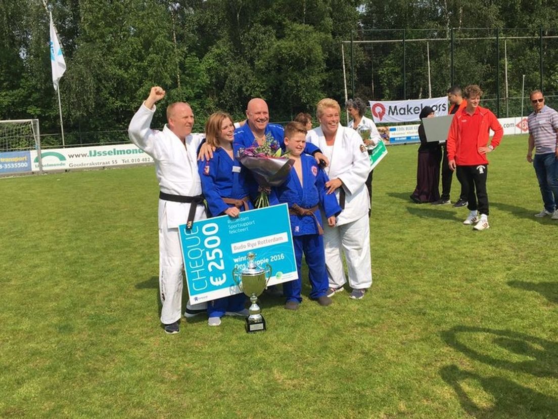 Sportvereniging Budo Ryu Rotterdam bekroonde zich in 2016 tot 'Ons Kluppie'