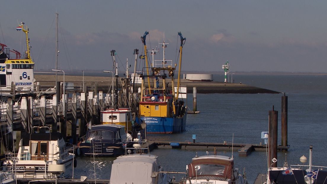 Nu ligt de BOU 7 nog in de haven in Terneuzen. Binnenkort vertrekt de kotter naar Groningen.