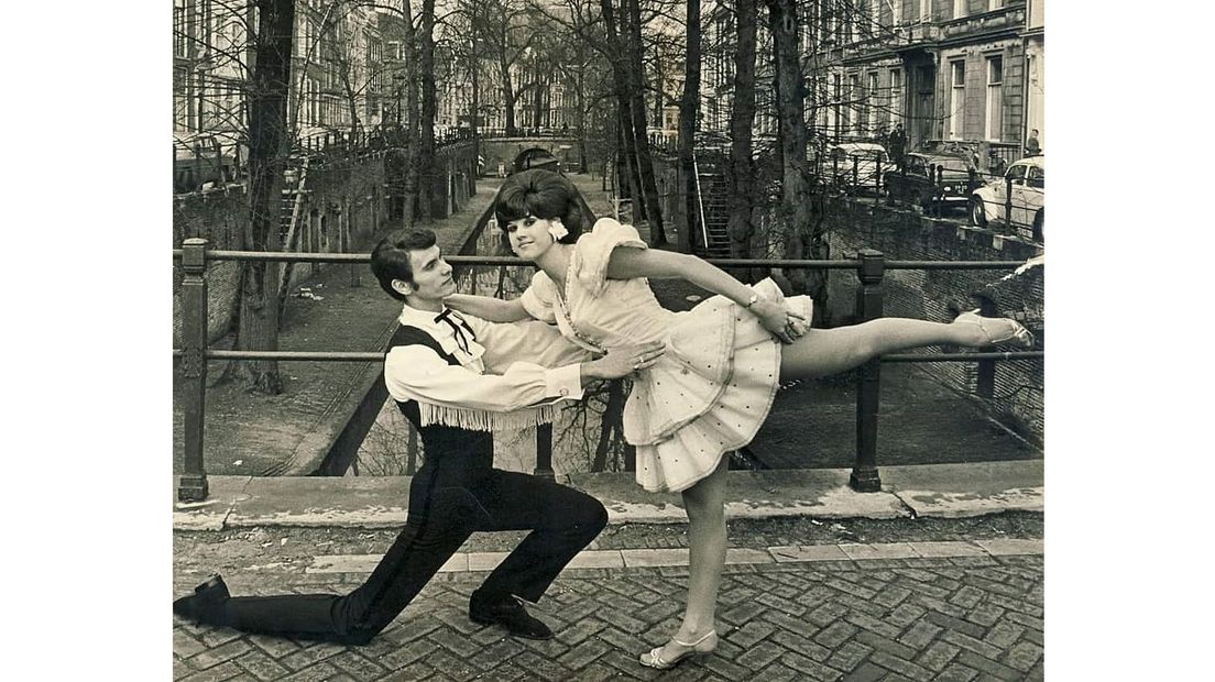 Marcel en Ratna in Utrecht, rond 1970.