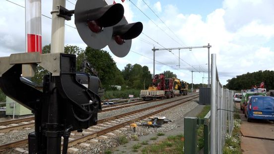 Treinverkeer ligt stil vanwege een paar huizen