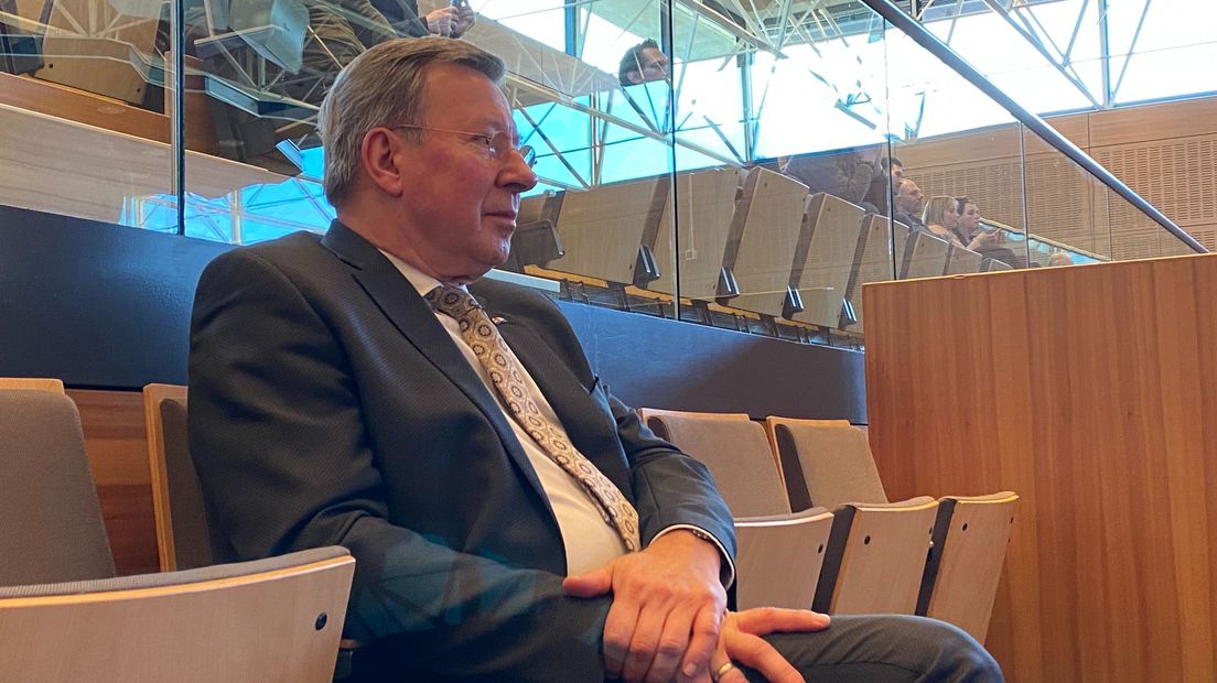Voor het eerst niet als Statenlid, maar als toeschouwer bij het duidingsdebat (afgelopen donderdag)