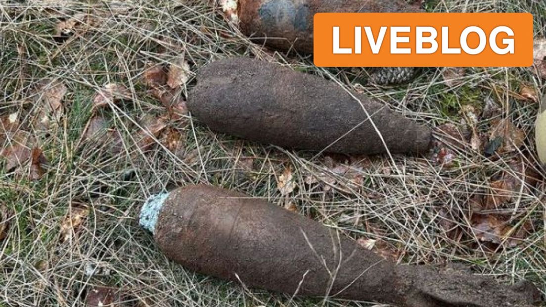 Er zijn mortiergranaten gevonden in Ede.