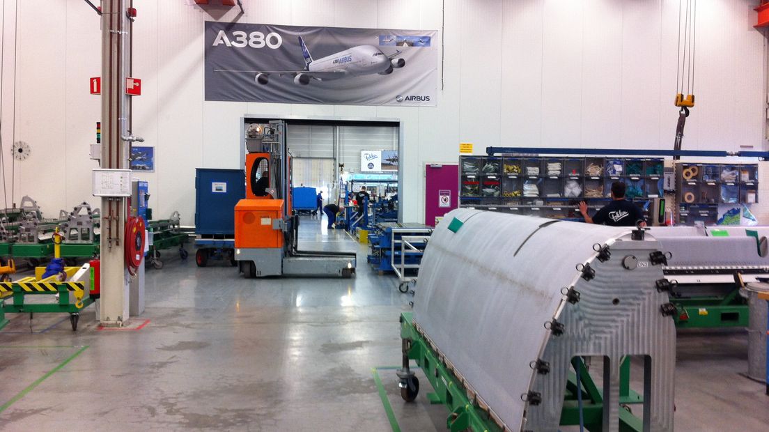 Productie van de Airbus in Hoogeveen (archieffoto)