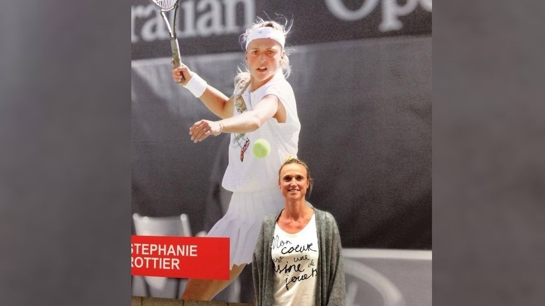 Stephanie Rottier heeft tegenwoordig een eigen tennisschool