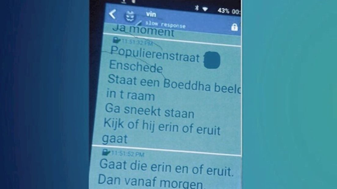 Opdrachten werden gegeven via cryptofoons