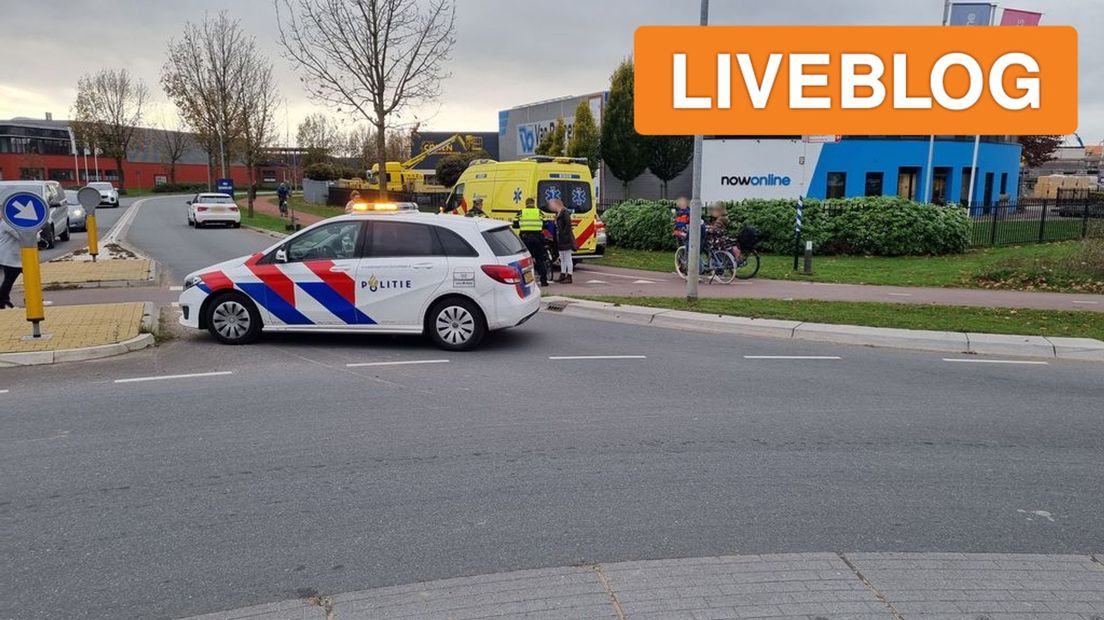 De scholier is met haar vader naar het ziekenhuis gegaan.