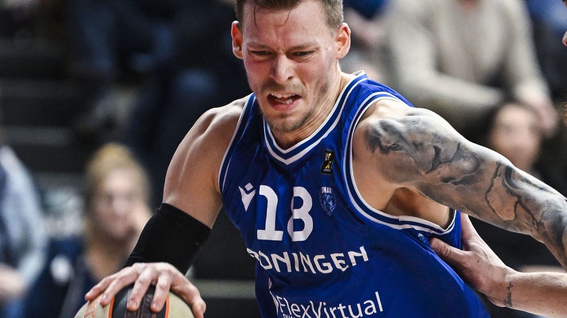 Viktor Gaddefors was goed voor zestien punten en zes rebounds