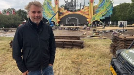 Opbouw Dreamfields in weer en wind