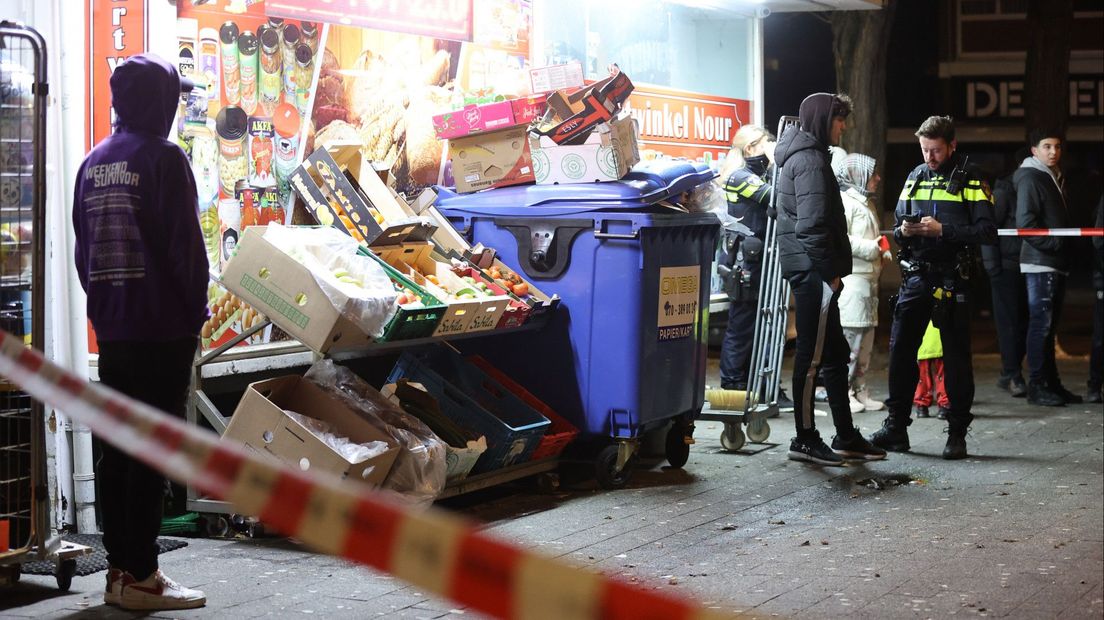 De avondwinkel op de Beresteinlaan