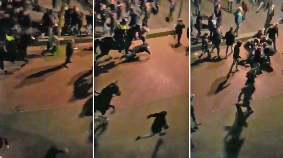 Beelden van het incident