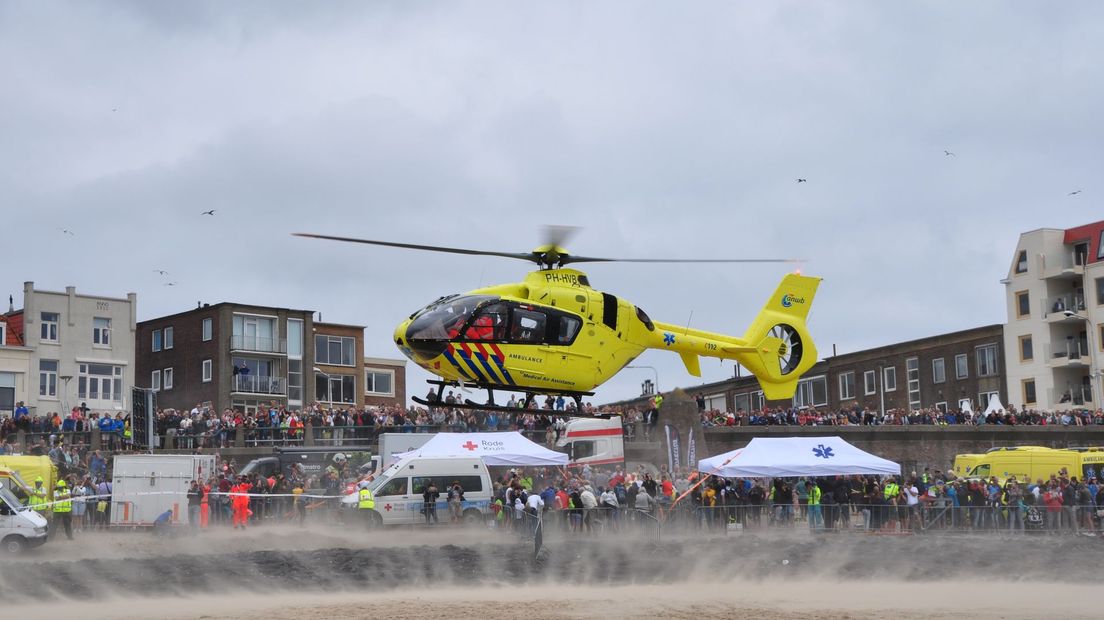 Traumahelikopter tijdens Rescue Vlissingen in 2018
