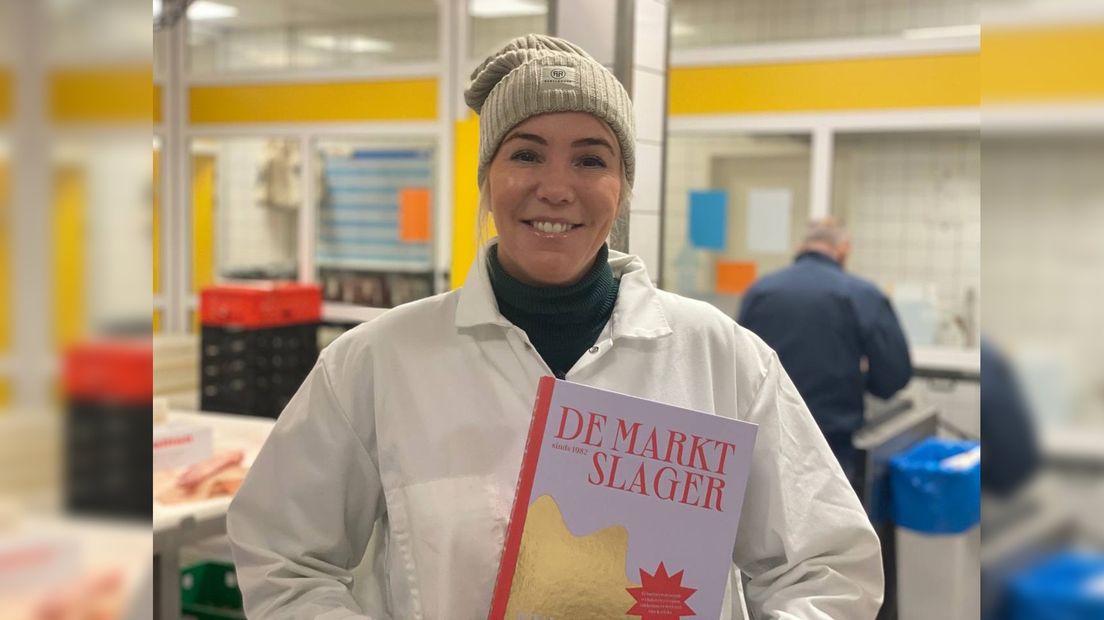 Geeske Smit met haar kookboek