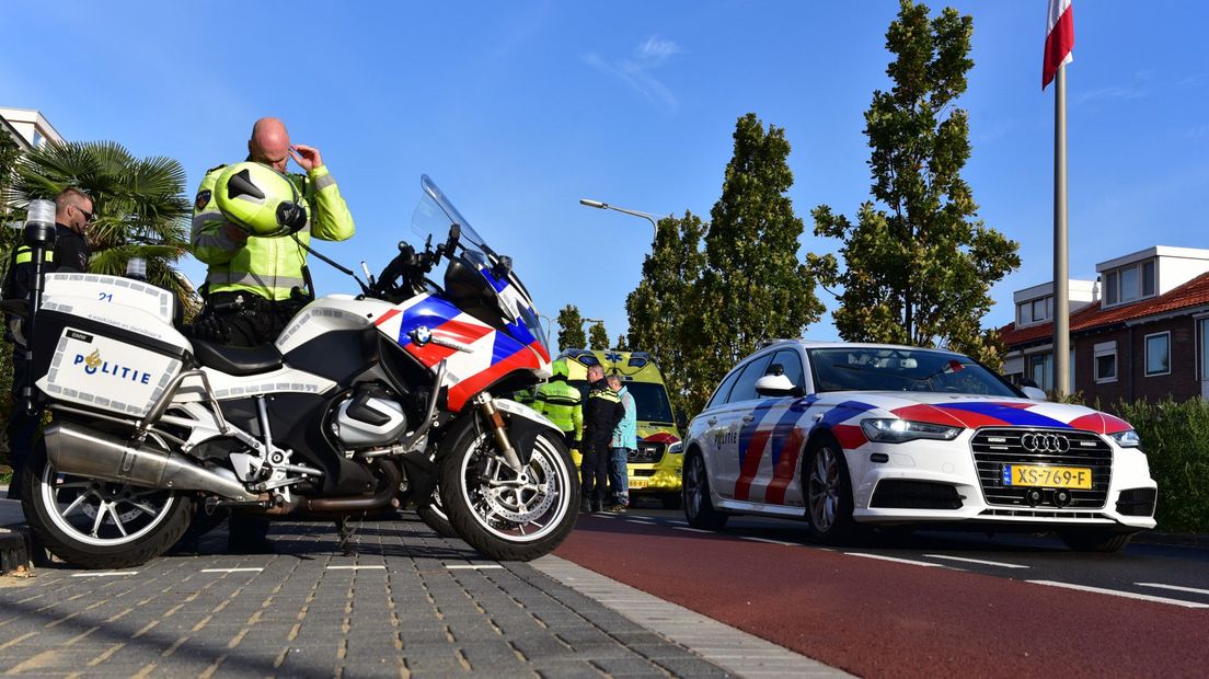Hulpdiensten rukten uit naar de plek van het ongeluk