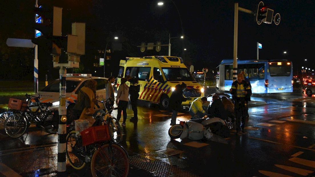 Verkeershinder door aangereden scooterrijder in Zwolle