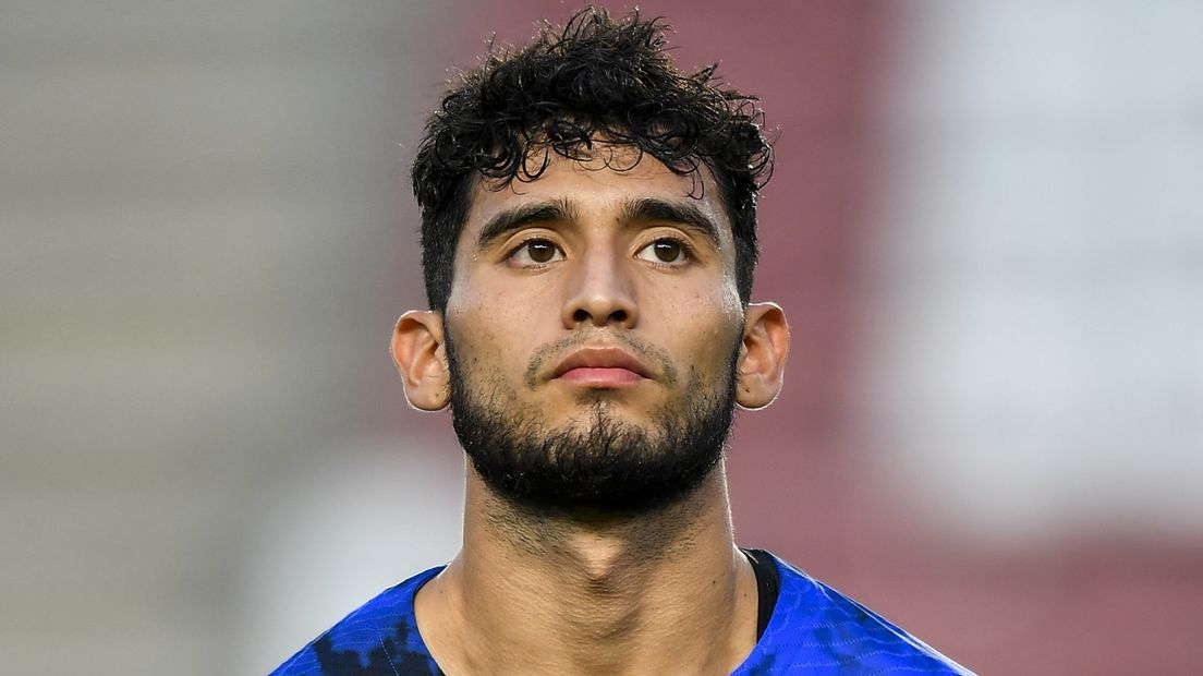 Ricardo Pepi in het shirt van de Verenigde Staten