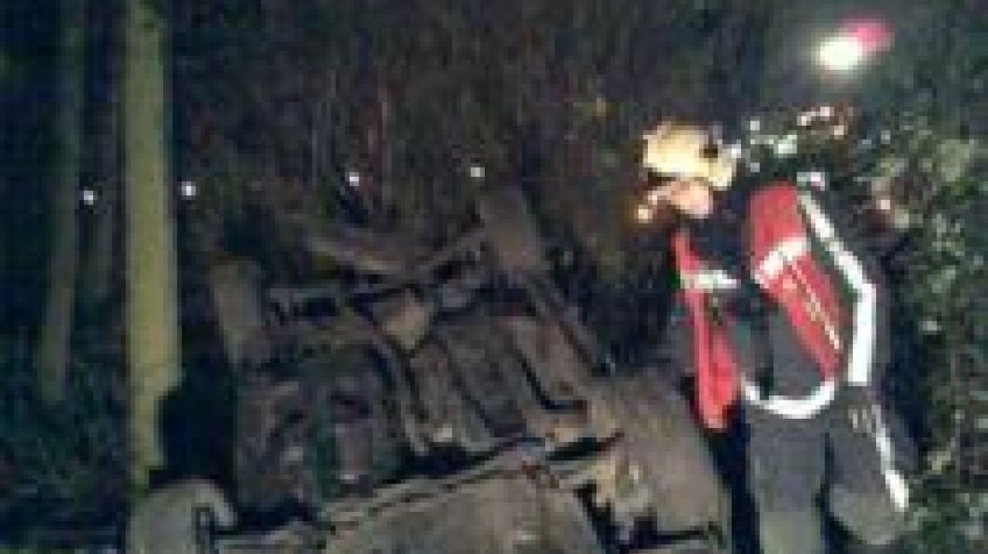 Gezin overleeft zwaar ongeval A12