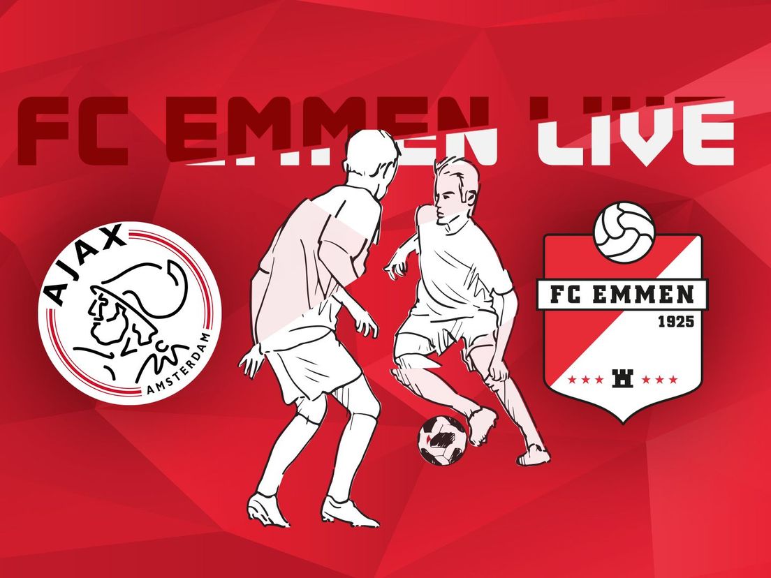 Lees terug: FC Emmen verliest van maar weet voor eerst scoren in Amsterdam - RTV Drenthe