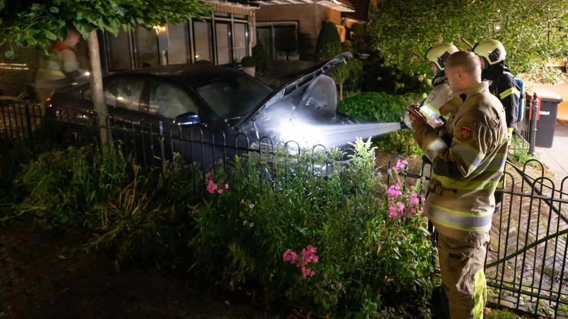 Brandweer in actie.