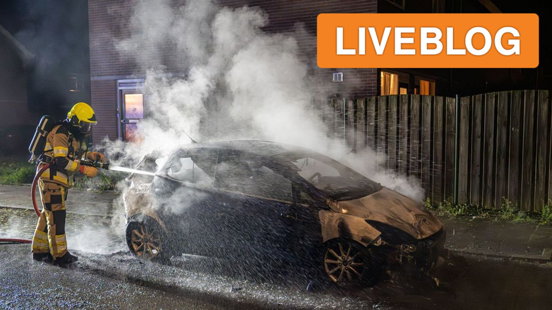 Autobrand Nijmegen • gewonde bij ongeval.