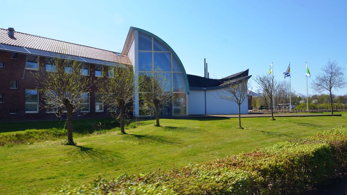 Het gemeentehuis van de gemeente Veere in Domburg