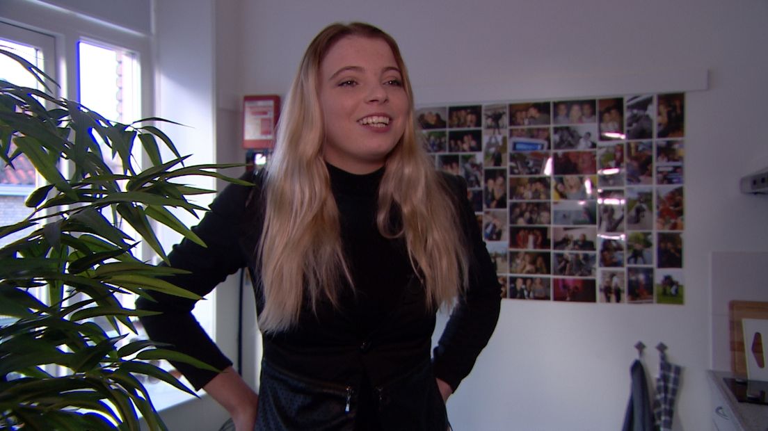Het nieuwe pand van Jongerenhuis de Bevelanden in de binnenstad van Goes bevalt Marilena goed