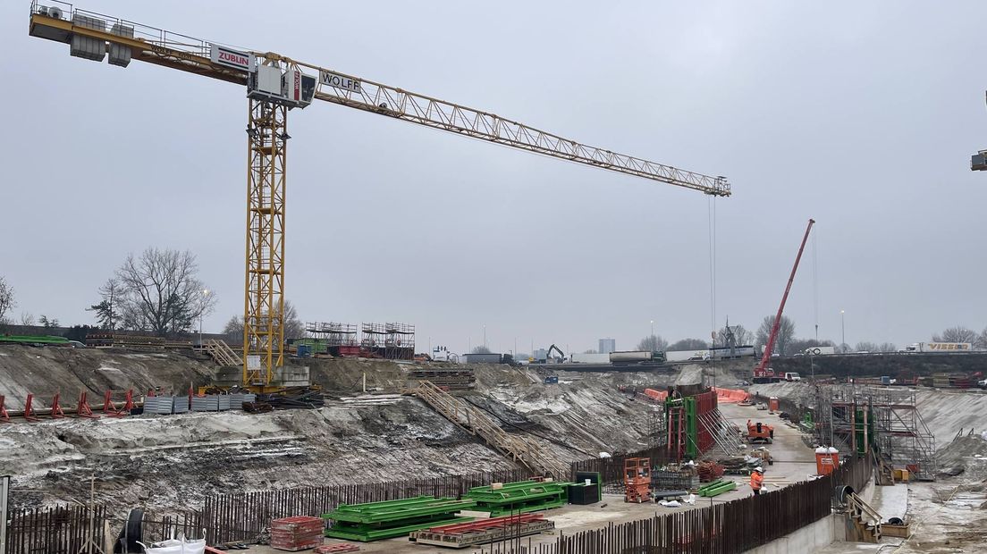 De aanleg van het nieuwe Julianaplein en de zuidelijke ring liggen op schema