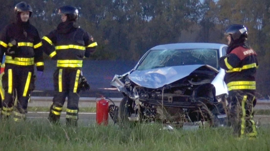 Ravage door drie ongelukken in en bij Vlaketunnel, één gewonde afgevoerd