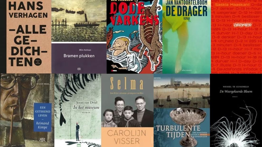 Deze tien boeken zijn nog in de race voor de Zeeuwse Boekenprijs 2017