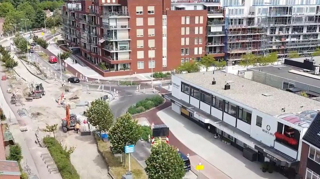 Werkzaamheden aan de Secretaris Verhoeffweg