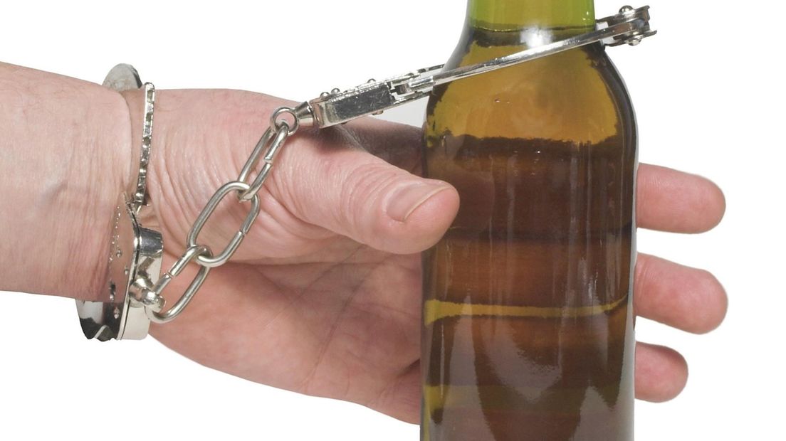 Met drank op achter stuur