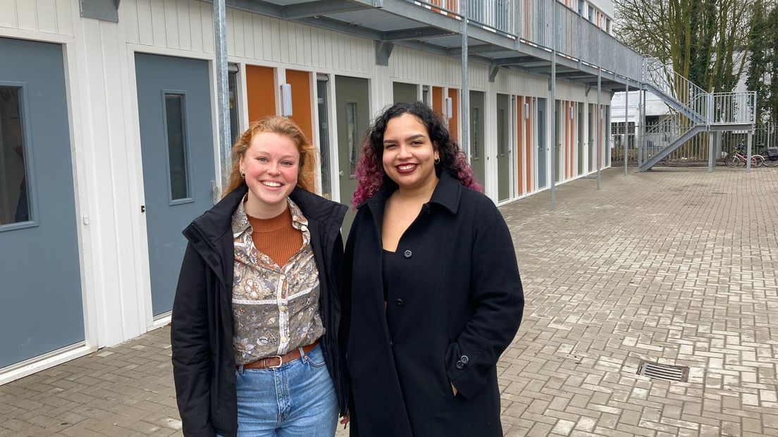 Marit Meijer en Zaïre Graves wonen in een zelfstandige unit.
