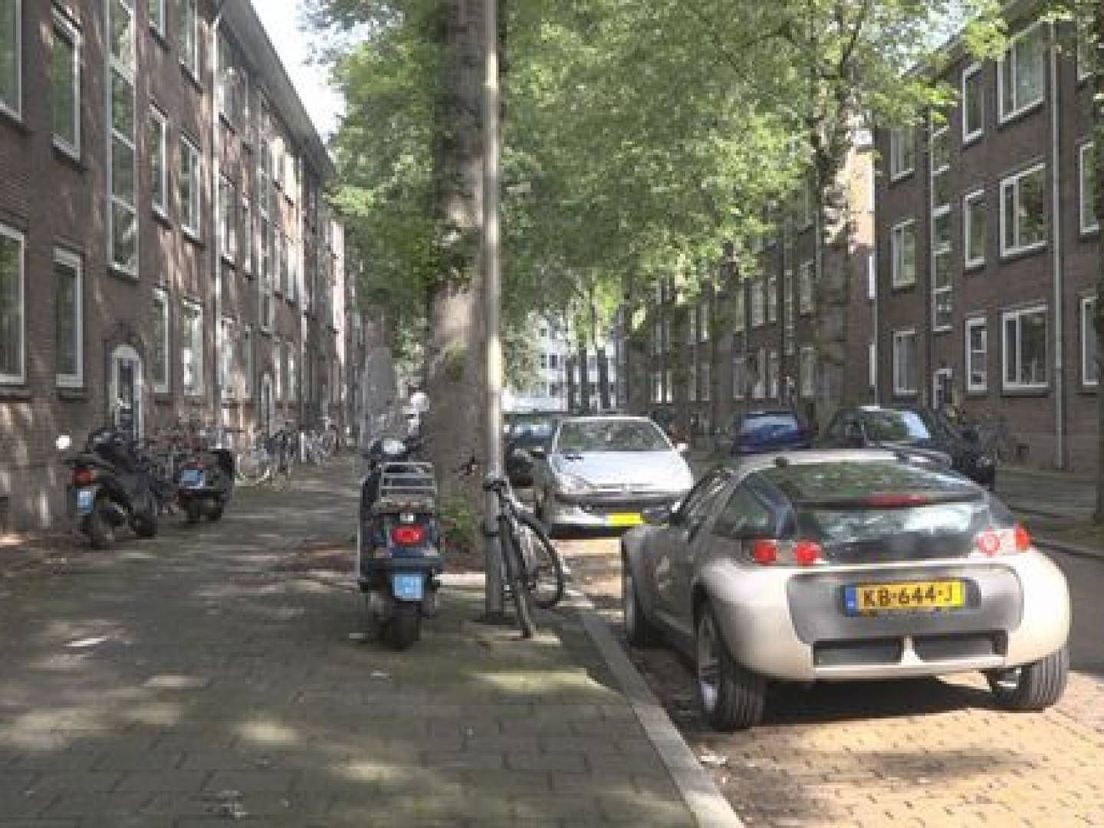 De Van Assendelftstraat, waar de ontvoerde man uit de auto werd gegooid