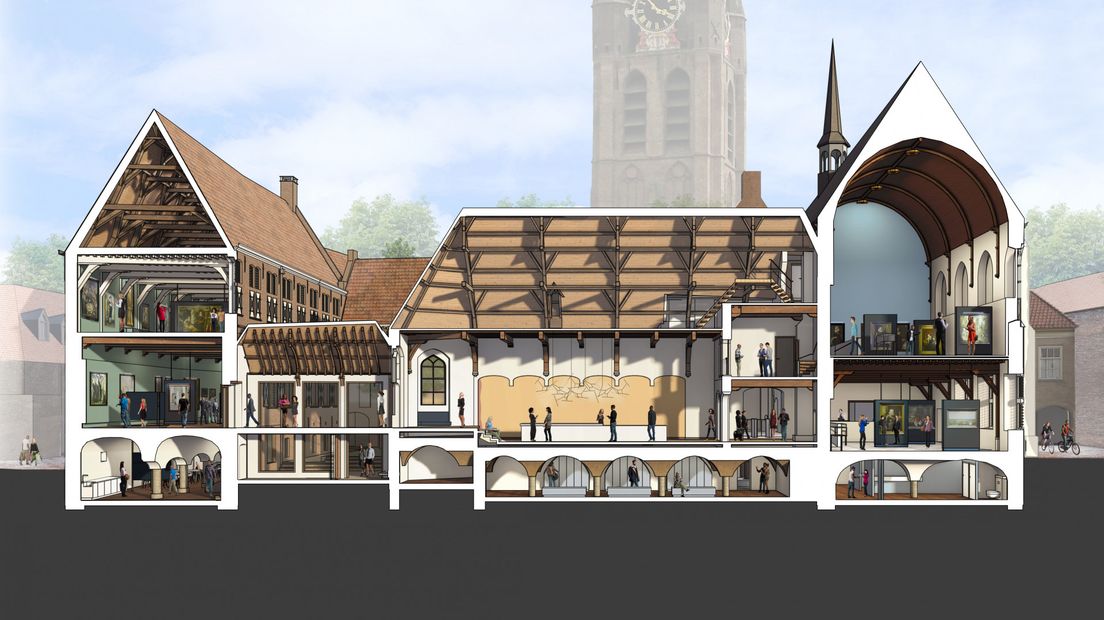 Een impressie van de nieuwe 'binnenkant' van Prinsenhof