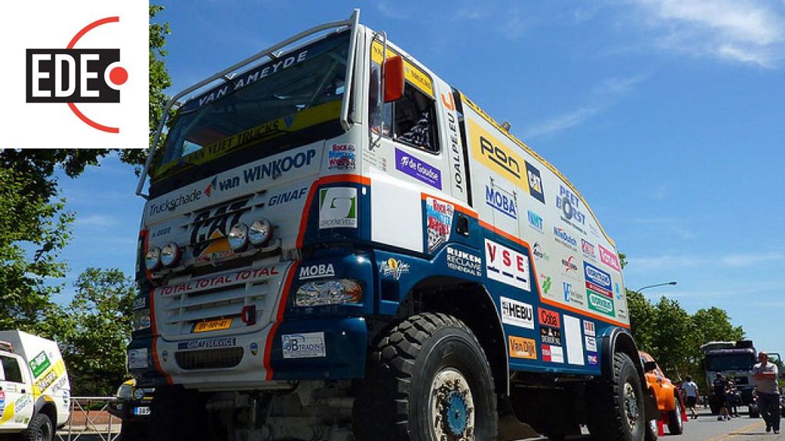 De wagen van Wuf van Ginkel in 2010.