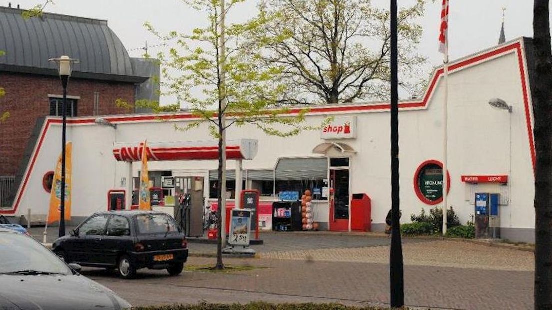 Tankstation sluit de winkel