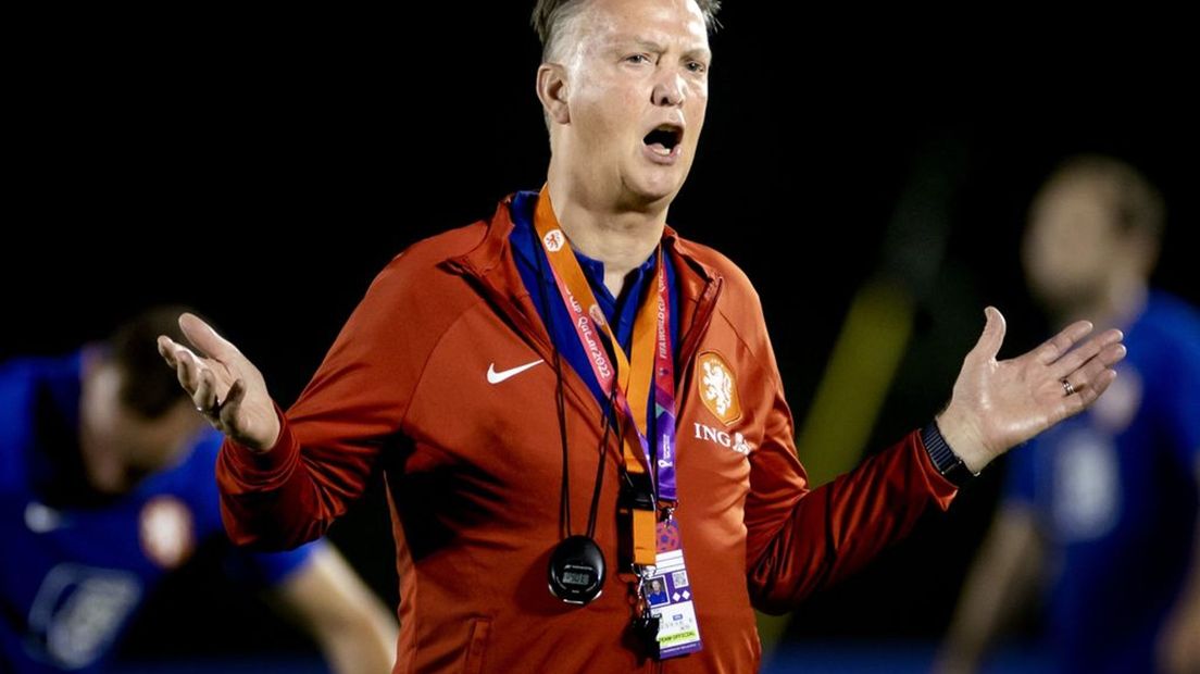 Louis van Gaal, de bondscoach van Oranje.