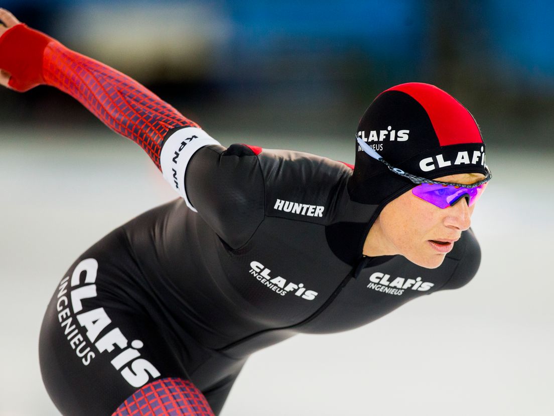Nederlands kampioen Carien Kleibeuker.