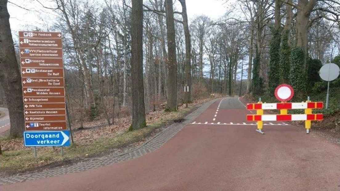 De Posbank was afgelopen zondag dicht door de drukte.