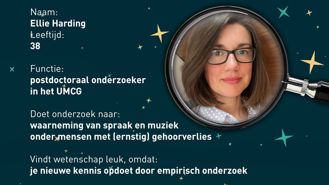 Neurowetenschapper Ellie Harding van de RUG